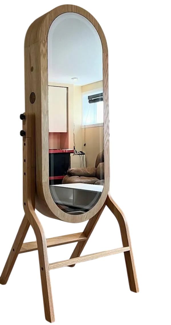 Miroir Wood - Location photobooth miroir wood Lille Hauts-de-France